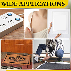 2 рулон 2 видов пластиковых двухсторонних клейких лент для фиксации ковров&nbsp;AJEW-ME0001-41