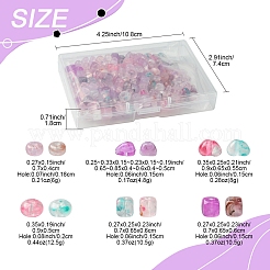 240шт. 6 набора прозрачных акриловых бусин&nbsp;OACR-FS0001-97