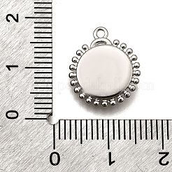 Латунные микропаве прозрачные подвески с фианитом&nbsp;KK-G530-01A-P