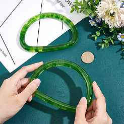 Ручки сумки из искусственного нефрита из смолы&nbsp;FIND-WH0128-03