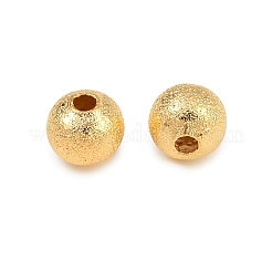 Текстурированные латунные бусы&nbsp;KK-P309-01A-G