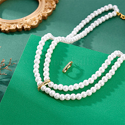 2 шт. 925 застежки-крутилки из стерлингового серебра с микропаве из прозрачных кубических цирконий STER-PH0003-09G