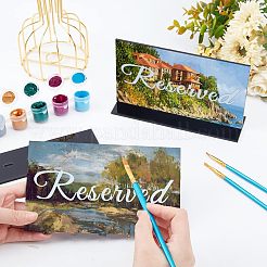 Акриловая карта бронирования столика в ресторане отеля&nbsp;DJEW-WH0050-09