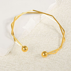 Стильные браслеты-манжеты из нержавеющей стали 304&nbsp;LY6810-2