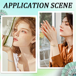 16 шт. 2-х цветные латунные цепочки-панцирные и скрепки для изготовления браслета&nbsp;MAK-SC0001-38