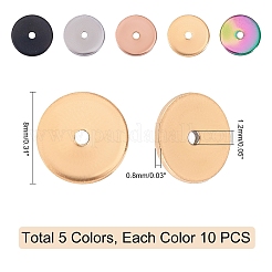 Вакуумное покрытие pvd нержавеющая сталь 304 разделительные бусины&nbsp;STAS-UN0019-11