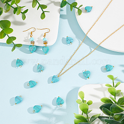 50шт подвески из синтетической бирюзы&nbsp;G-AR0004-97