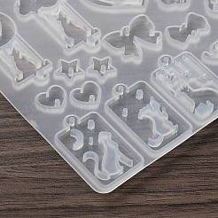 Силиконовые Молды для изготовления подвесок своими руками в форме кошки.&nbsp;DIY-F161-01C