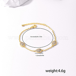 Браслеты из латунных звеньев-капель&nbsp;ZC8988-1