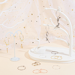 180 шт. 6-х цветные латунные кольца-подвески для бокалов вина&nbsp;KK-CA0001-87