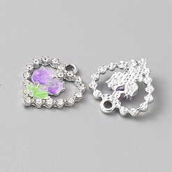 Платинового сплава горный хрусталь подвески&nbsp;FIND-TAC0008-69P-10