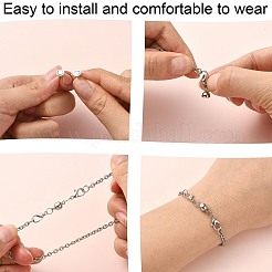 20 комплект 2-х цветных латунных магнитных застежек&nbsp;KK-CJ0001-84