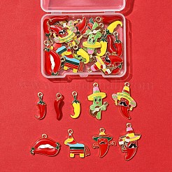 30шт 9 стиля подвески из сплава с эмалью&nbsp;FIND-FS0004-26