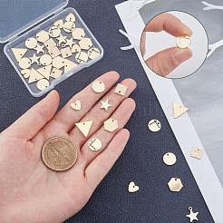 42шт 7 стильные латунные подвески&nbsp;KK-PH0002-50