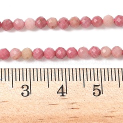 Природные родонит бисер нитей&nbsp;G-P553-G06-02A