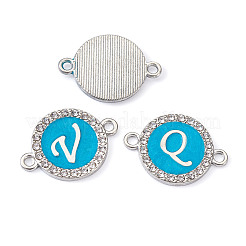 26 буквы сплав эмаль звенья соединители&nbsp;ENAM-TA0002-19B