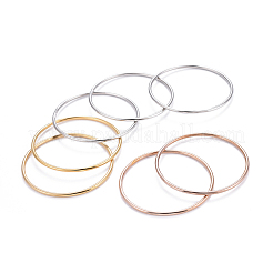 Комплект из 7 браслета из нержавеющей стали 201 для женщин&nbsp;X-BJEW-L664-022C-M02