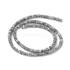 Натуральные зеленые пятна яшмовых нитей G-H292-A18-02