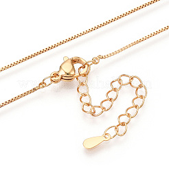 Колье из медных цепей&nbsp;NJEW-N054-07G