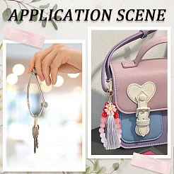 6 шт. латунные пружинные кольца-затворы&nbsp;ZIRC-SC0001-27