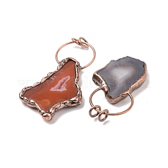 Естественно окрашенная druzy агата большие подвески&nbsp;G-I330-05R