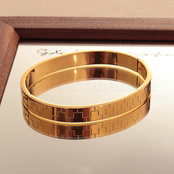 Шарнирные браслеты из нержавеющей стали 304 для женщин&nbsp;FS-WG8EAC5-01