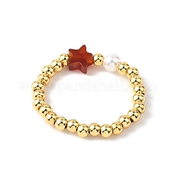 Драгоценный камень кольца палец&nbsp;RJEW-JR00959