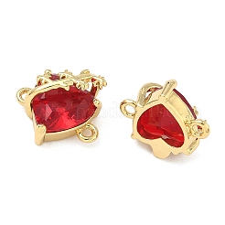 Подвески из латуни с прозрачным фианитом&nbsp;KK-F933-09B-G