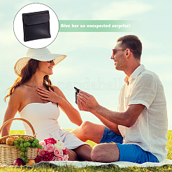 Сумки для хранения колец из воловьей кожи&nbsp;ABAG-WH0031-36A