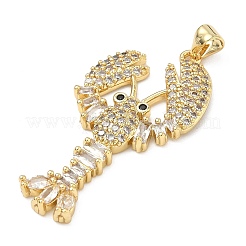 Латунные микро проложить кубического циркония подвески&nbsp;KK-P345-09G