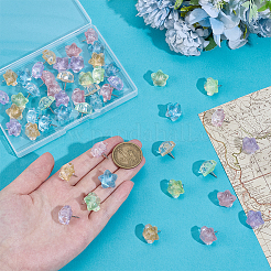 50 шт. железные канцелярские кнопки&nbsp;AJEW-PH01669