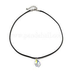 Воском ожерелья шнура&nbsp;NJEW-P310-05P-01