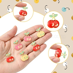 12шт 3 цвета светлые позолоченные подвески из сплава с эмалью&nbsp;FIND-FS0002-83