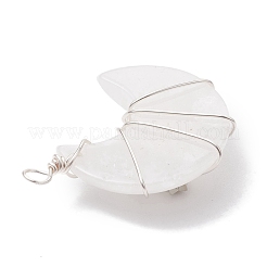 Подвески из медной проволоки с кристаллами натурального кварца&nbsp;PALLOY-JF02686-05