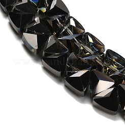 Стеклянные бусины с гальваническим покрытием &nbsp;EGLA-P066-02A-HP01