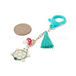 Черепаха ручной работы ткацкий станок узор бисер кулон украшения&nbsp;HJEW-MZ00012