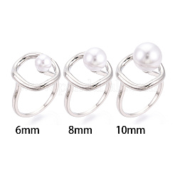 Овальные латунные колышки для колец KK-N274-38P