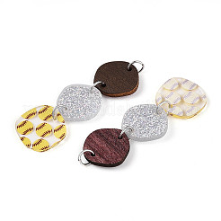 Печатные акриловые большие подвески&nbsp;OACR-N144-03