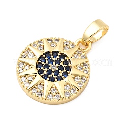 Латунные микро проложить кубического циркония подвески&nbsp;KK-G542-05G-01