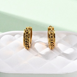 Серьги-кольца из нержавеющей стали 304&nbsp;EJEW-D331-13G