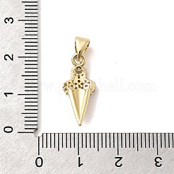 Латунные микро проложить кубического циркония подвески&nbsp;KK-C137-07B-G