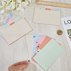 5 шт. листы-разделители для блокнота в дисковом переплете&nbsp;AJEW-CP0009-50