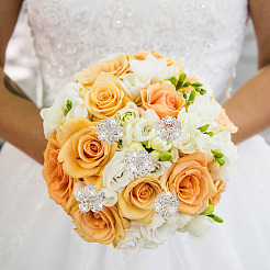 10 шт. набор из 10 брошей в виде цветка&nbsp;JEWB-BY0001-04