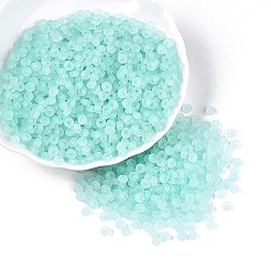 Прозрачные матовые цветные стеклянные бусины&nbsp;SEED-T007-12G