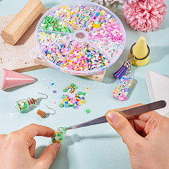 60гр 10 стиля кабошонов из полимерной глины ручной работы&nbsp;CLAY-TA0001-70