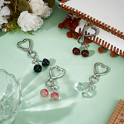 8 шт. 4-х стилевые подвесные украшения из смоляной вишни&nbsp;HJEW-GO00230