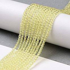 Прозрачные стеклянные бусины&nbsp;GLAA-H021-03-04