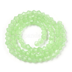 Граненые конус опал бусины нити&nbsp;LS-EGLA-P017-01A