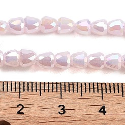 Стеклянные бусины с гальваническим покрытием &nbsp;EGLA-D030-J4mm-B03