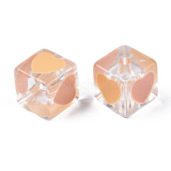 Прозрачные акриловые бусины&nbsp;TACR-T004-10E